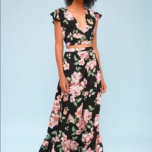 NEW! Two-piece floral dress